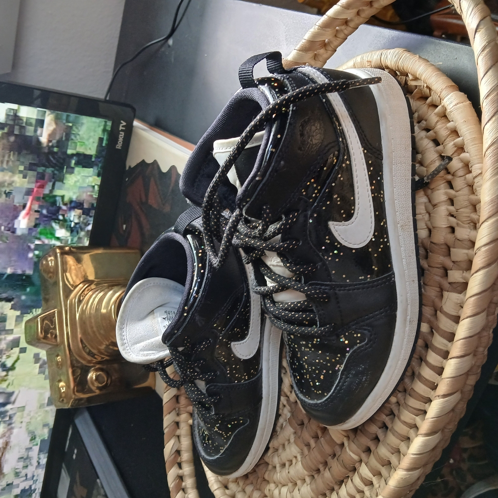 Kids Black and White Sneakers